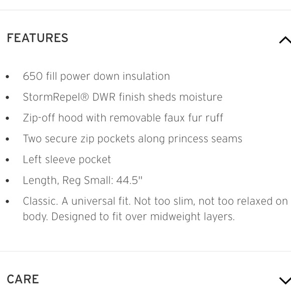 EDDIE BAUER SUN VALLEY DOWN DUFFLE COAT IN DARK SABLE SZ PETITE LARGE - Picture 13 of 16